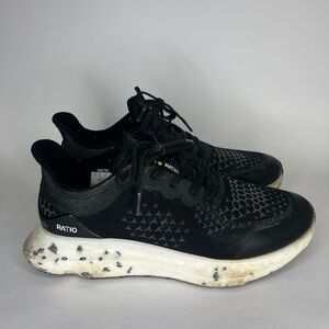 Ratio Running Shoes Sneakers Women Size 42 US 10 Wide Black Textile Upper